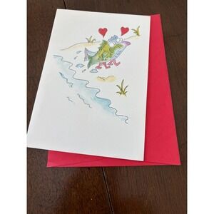 Menagerie Couple Fish Friendship Romantic Message Greeting Card